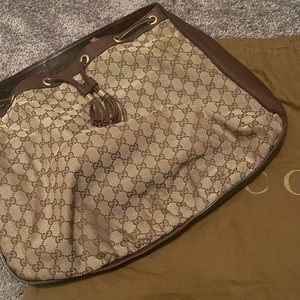 Vintage Gucci Adjustable Large Hobo